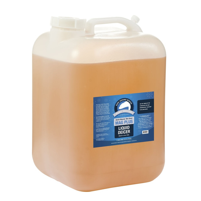 E. BROOKMYER, INC. BG-5P Bare Ground Liquid De-Icer, Inhibited MagPlus, 5 Gallons