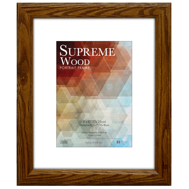 TIMELESS FRAMES 42038  Supreme Picture Frame, 8in x 10in, Honey