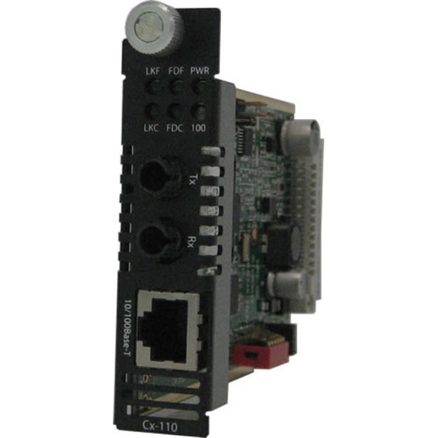 PERLE SYSTEMS 05051530 Perle C-110-S2ST40 Fast Ethernet Media Converter - 1 x Network (RJ-45) - 1 x ST Ports - 10/100Base-TX, 100Base-EX - 24.85 Mile - External PERLE SYSTEMS 05051530 Perle C-110-S2ST40 Fast Ethernet Media Converter - 1 x Network (RJ-45) - 1 x ST Ports - 10/100Base-TX, 100Base-EX - 24.85 Mile - External