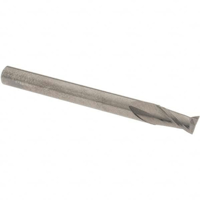 OSG 412-1875 Square End Mill: 3/16'' Dia, 3/8'' LOC, 3/16'' Shank Dia, 2'' OAL, 2 Flutes, Solid Carbide