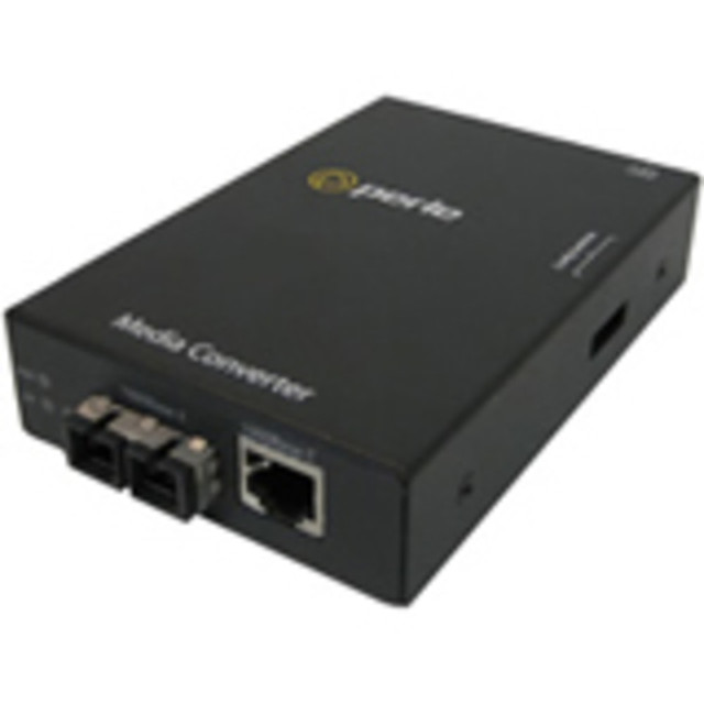 PERLE SYSTEMS 05050254 Perle S-100-S2SC40 Fast Ethernet Stand-Alone Media Converter - 1 x Network (RJ-45) - 1 x SC Ports - 10/100Base-TX, 100Base-EX - 24.85 Mile - Rack-mountable, Wall Mountable, External, Rail-mountable PERLE SYSTEMS 05050254 Perle S-100-S2SC40 Fast Ethernet Stand-Alone Media Converter - 1 x Network (RJ-45) - 1 x SC Ports - 10/100Base-TX, 100Base-EX - 24.85 Mile - Rack-mountable, Wall Mountable, External, Rail-mountable
