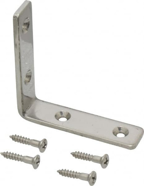 Sugatsune SU-60/M 2-13/32" Long x 19/32" Wide, 18-8 Stainless Steel, Corner Brackets