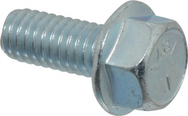 Value Collection 824112MSC Serrated Flange Bolt: 5/16-18 UNC, 3/4" Length Under Head, Fully Threaded