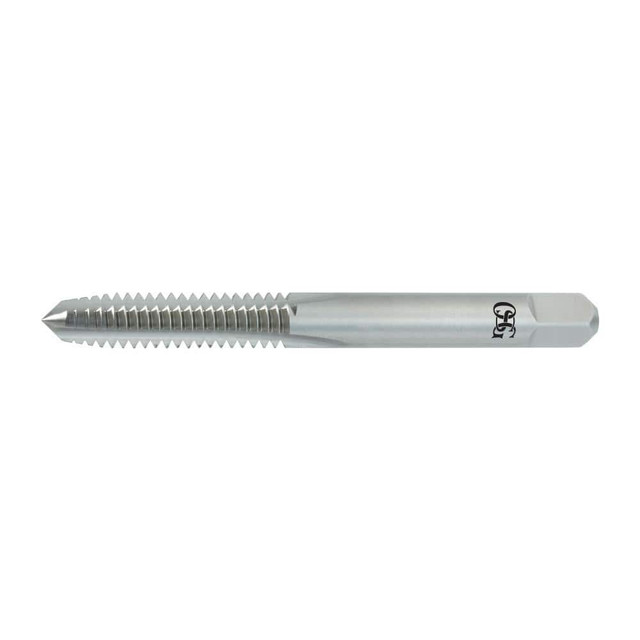 OSG 1066400 Straight Flute Tap: #4-40 UNC, 2 Flutes, Bottoming, 2B/3B Class of Fit, High Speed Steel, Bright/Uncoated