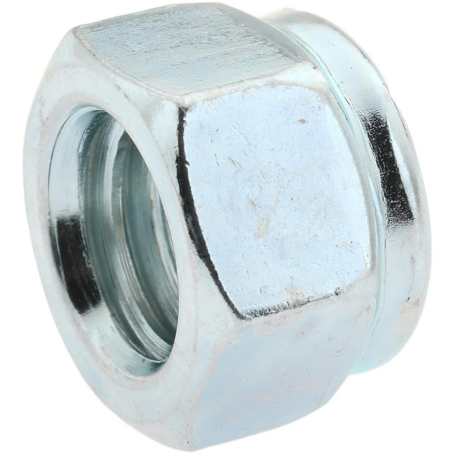 Value Collection 34275 Hex Lock Nut: Insert, Nylon Insert, 7/16-14, Grade 2 Steel, Zinc-Plated