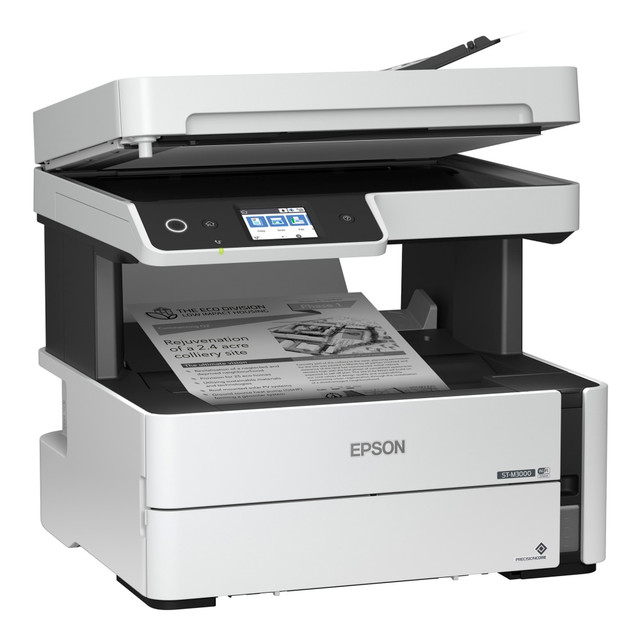 EPSON AMERICA INC. C11CG93201 Epson WorkForce ST-M3000 Wireless Inkjet All-In-One Monochrome Printer EPSON AMERICA INC. C11CG93201 Epson WorkForce ST-M3000 Wireless Inkjet All-In-One Monochrome Printer