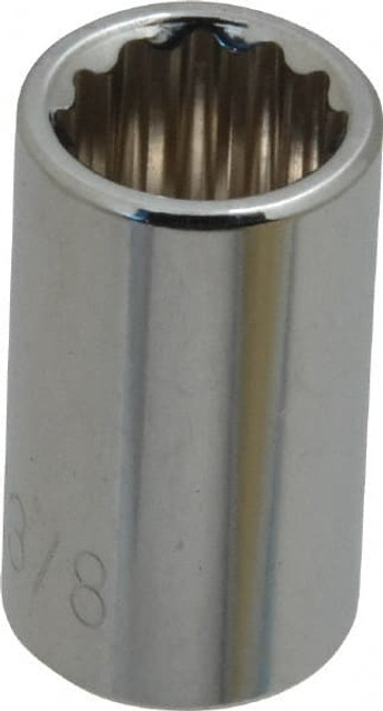 Paramount PAR-14SKT-38B Hand Socket: 3/8" Socket, 12-Point