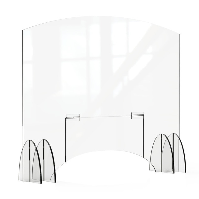 GOLD&LEVY INC. AG020 Rosseto Serving Solutions Avant Guarde Acrylic Sneeze Guard, Pass Through Door, 48in x 40in, Clear