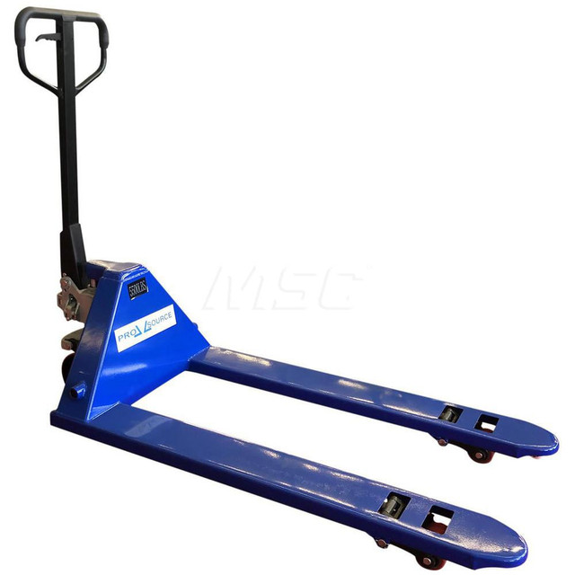 PRO-SOURCE DF25S-1070 Manual Pallet Truck: 5,500 lb Capacity, 21" OAW, 21" Forks