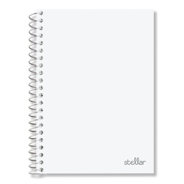 OFFICE DEPOT ODDI-STLCR-WHT Brand Stellar Poly Notebook, 4-1/2in x 7in, 1 Subject, College Ruled, 100 Sheets, White OFFICE DEPOT ODDI-STLCR-WHT Brand Stellar Poly Notebook, 4-1/2in x 7in, 1 Subject, College Ruled, 100 Sheets, White