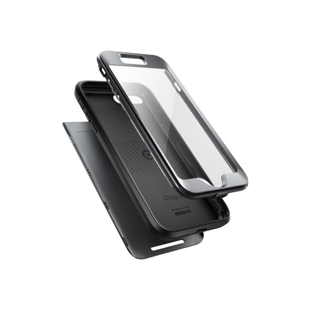 I BLASON LLC CL-IPH8-HERA-BK Clayco Hera Full-Body - Protective case for cell phone - polycarbonate, thermoplastic polyurethane (TPU) - black I BLASON LLC CL-IPH8-HERA-BK Clayco Hera Full-Body - Protective case for cell phone - polycarbonate, thermoplastic polyurethane (TPU) - black