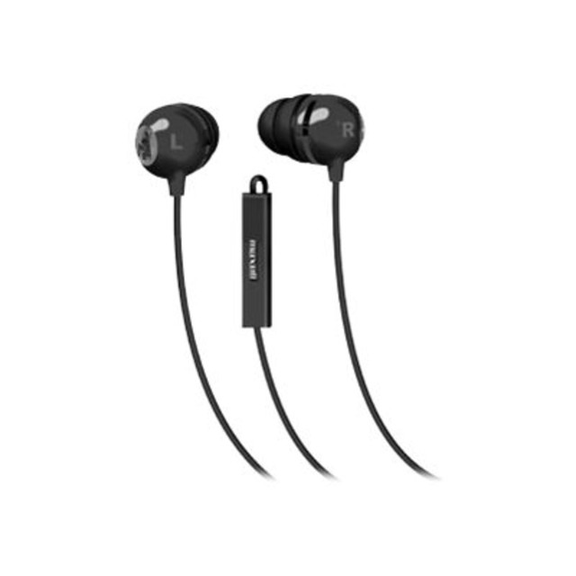 MAXELL CORPORATION OF AMERICA 196131 Maxell Classic - Earphones with mic - ear-bud - wired - 3.5 mm jack - black MAXELL CORPORATION OF AMERICA 196131 Maxell Classic - Earphones with mic - ear-bud - wired - 3.5 mm jack - black