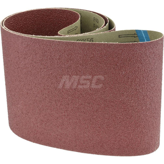 Tru-Maxx 7339 Abrasive Belt: 8" Wide, 107" Long, 40 Grit, Aluminum Oxide