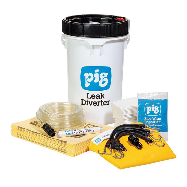 New Pig TLS669-YW Leak Diverters; Diverter Type: Roof Leak Diverter ; Overall Height: 18in ; Material: PVC ; Shape: Round ; Overall Diameter: 18in