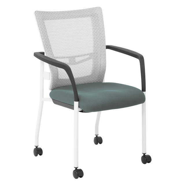 OFFICE STAR PRODUCTS Office Star 8840W-2M  ProGrid Mesh-Back Visitors Chair, Gray