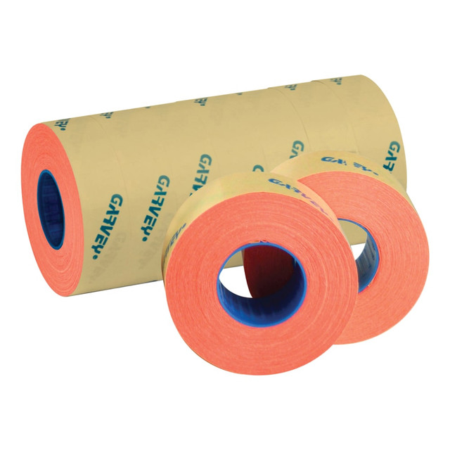 CONSOLIDATED STAMP MFG CO 098471 Garvey Price Marking Labels, Fluorescent Red, 1,200 Labels Per Roll, Pack Of 9 Rolls CONSOLIDATED STAMP MFG CO 098471 Garvey Price Marking Labels, Fluorescent Red, 1,200 Labels Per Roll, Pack Of 9 Rolls