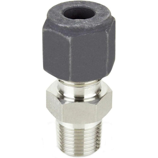 Parker 8-16 FBZ-SS Compression Tube Connector: 1" Thread, Compression x MNPT