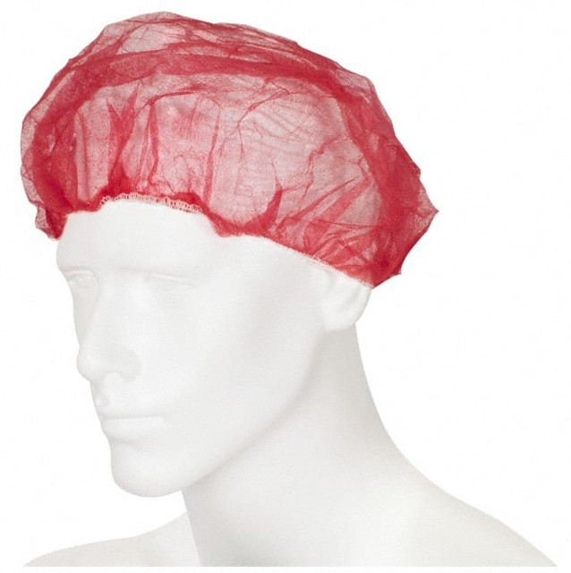 PRO-SAFE BC-PP-24R-100PK Bouffant: Red
