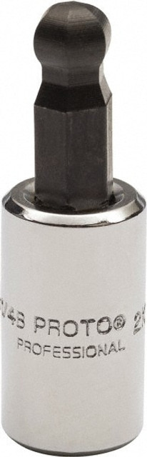 Proto J47701/4B Hand Hex Bit Socket: 1/4" Drive, 1/4" Hex