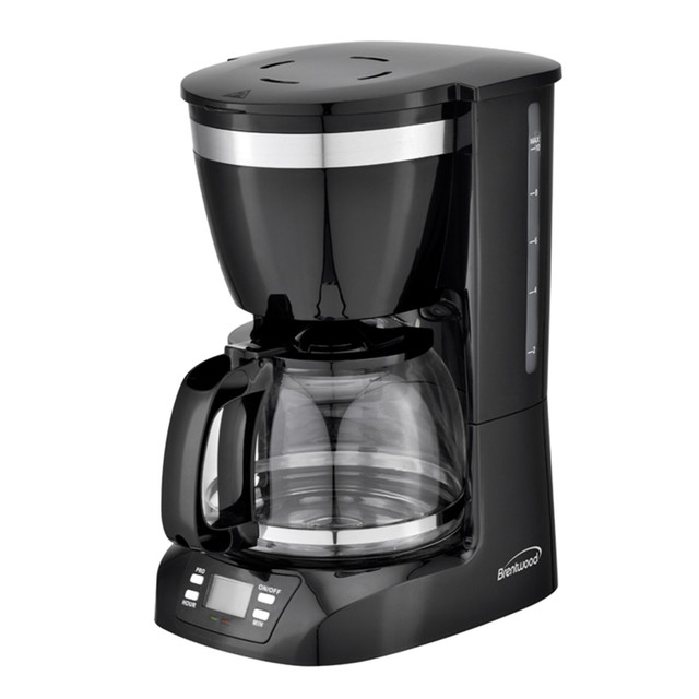 BRENTWOOD APPLIANCES , INC. TS-219BK Brentwood 10-Cup Digital Coffee Maker, Black