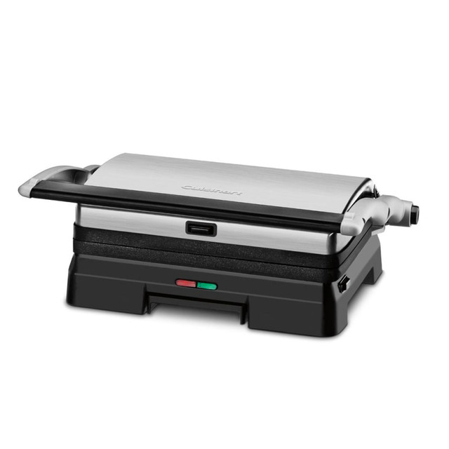 CONAIR CORPORATION Cuisinart GR-11P1  Griddler Grill & Panini Press, Silver/Black