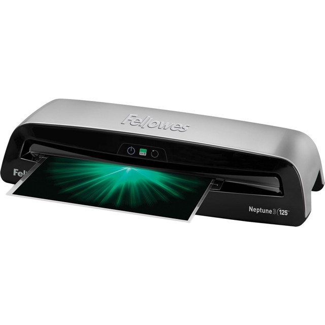 FELLOWES INC. 5721401 Fellowes Neptune3 Thermal 125 12.5in Laminator With Combo Kit, 12.5in Wide, Black/Silver FELLOWES INC. 5721401 Fellowes Neptune3 Thermal 125 12.5in Laminator With Combo Kit, 12.5in Wide, Black/Silver