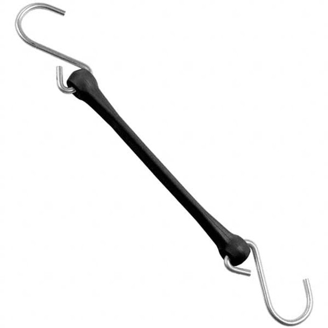 The Perfect Bungee B12BK Heavy-Duty Bungee Strap Tie Down: Triangulated Galvanized S Hook, Non-Load Rated