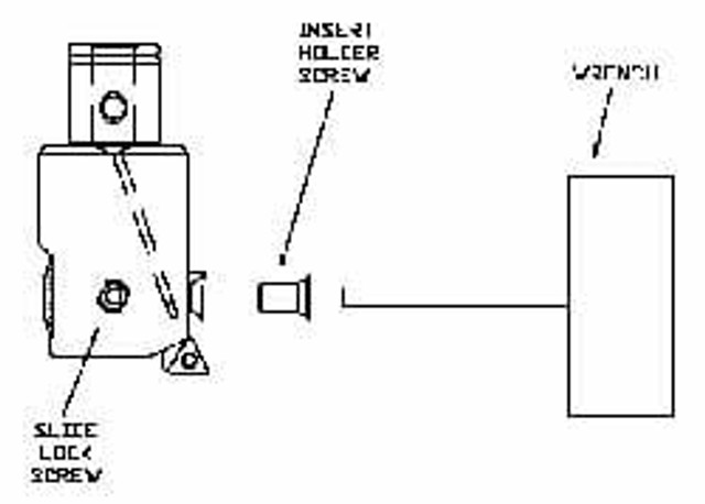 Parlec 2415-01 Boring Head Parts & Tools; Type: Insert Holder Screw