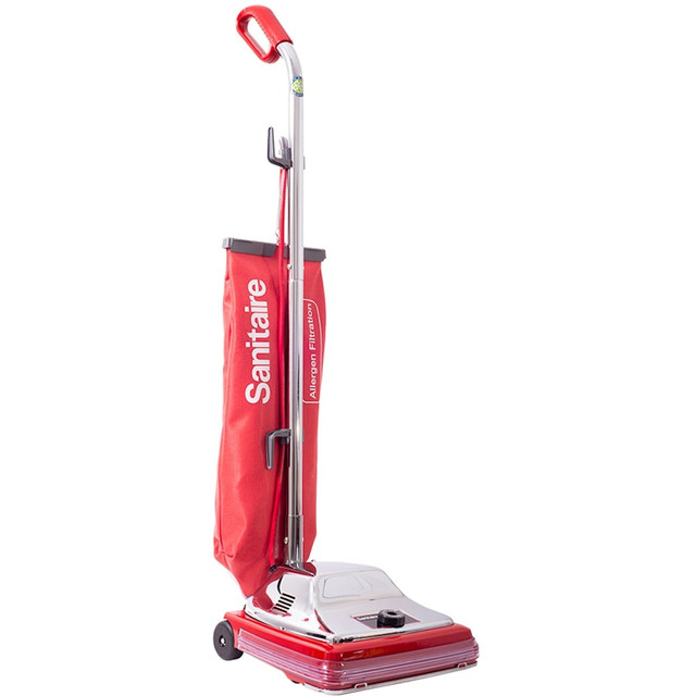 BISSELL INC SC888N Sanitaire SC888 TRADITION Upright Vacuum - 1.53 gal - Bagged - Brushroll - Carpet - 50 ft Cable Length - Red