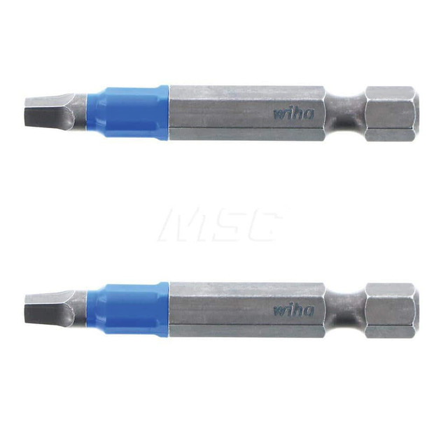 Wiha 70225 Power Screwdriver Bit: #2 Square Speciality Point Size, 1/4" Hex Drive