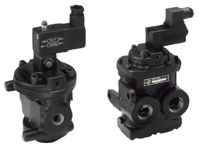 Norgren D1013B-CY1W2 Mechanically Operated Valve: Poppet, Solenoid Actuator, 3/8" Inlet