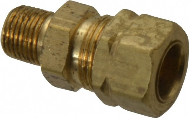 Parker 68CA-6-2 Compression Tube Connector: 1/8-27" Thread, Compression x MNPT