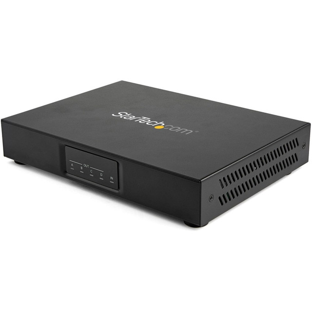 STARTECH.COM ST124HDVW  2x2 Video Wall Controller - 4K60Hz - HDMI 2.0 - EDID emulation - 1 In 4 Out - RS-232 Serial Control - 4 Screen Video Wall