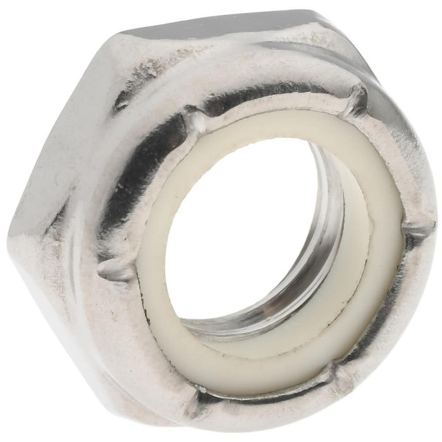 Value Collection 1-THN-50C Hex Lock Nut: Insert, Nylon Insert, 1/2-13, Grade 18-8 Stainless Steel, Uncoated