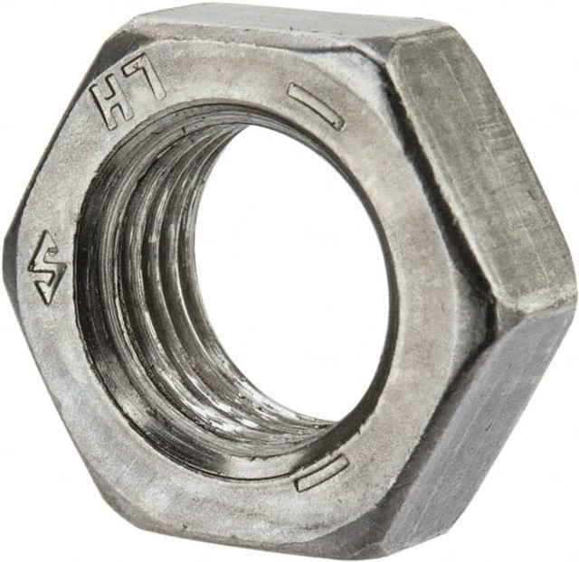 Value Collection JNFI5050LH-100B Hex Nut: 1/2-20, Grade 2 Steel, Uncoated