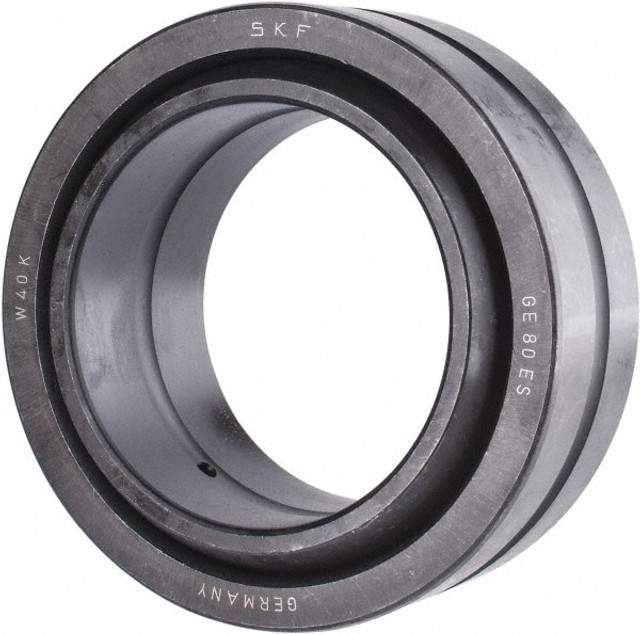 SKF GE 80 ES 80mm Bore Diam, 90,000 Lb Dynamic Capacity, Spherical Plain Bearing