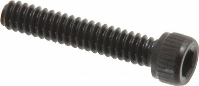 Unbrako 118824 Socket Cap Screw: #6-32, 3/4" Length Under Head, Socket Cap Head, Hex Socket Drive, Alloy Steel, Black Oxide Finish