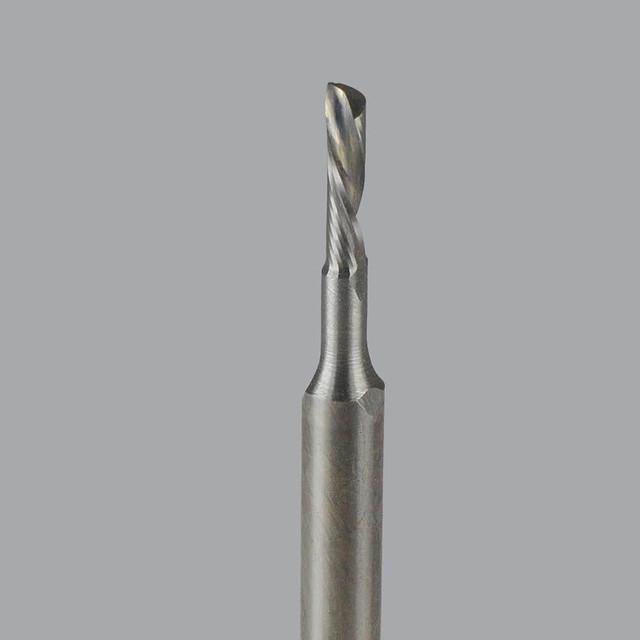 Onsrud 62-602 Spiral Router Bit: 0.0625" Dia, 0.25" LOC, 1/8" Shank Dia, Downcut