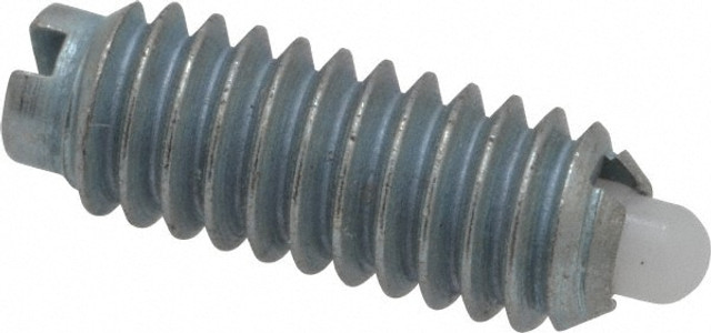 Vlier NM51A Threaded Spring Plunger: #8-32, 0.437" Thread Length, 0.07" Dia, 0.052" Projection