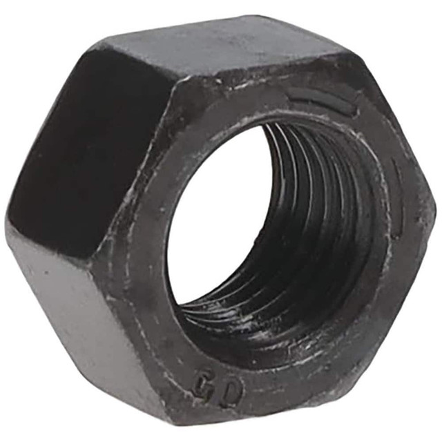 Value Collection 99797 Hex Nut: 3/8-24, Grade 8 Steel, Black Oxide Finish