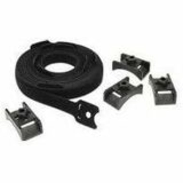 AMERICAN POWER CONVERSION CORP AR8621 APC Toolless Hook and Loop Cable Manager - Cable Bundler - Black - 10 - 0U Rack Height - TAA Compliant