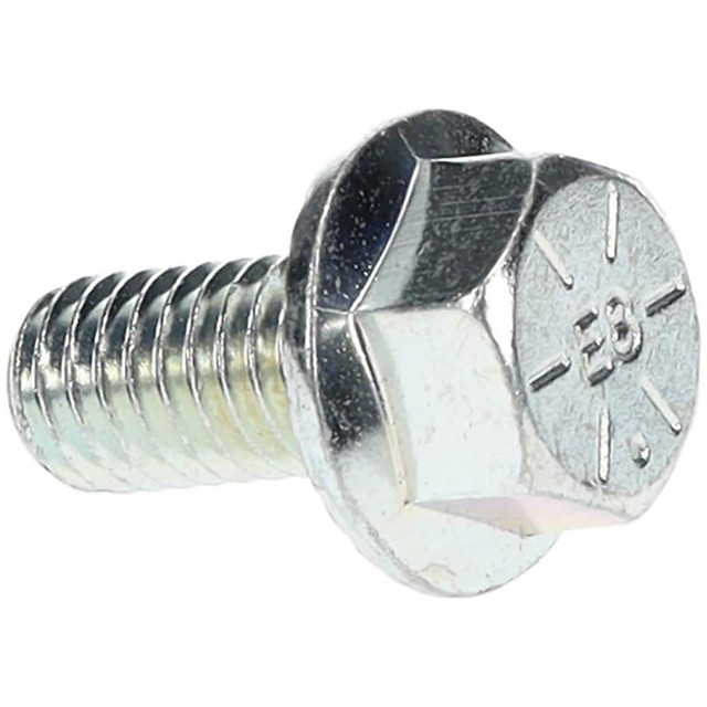 Value Collection 825346MSC Serrated Flange Bolt: 3/8-16 UNC, 3/4" Length Under Head, Fully Threaded