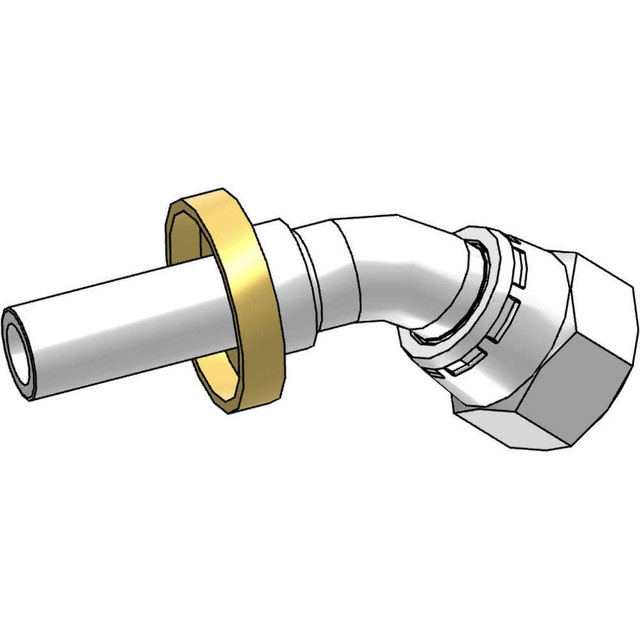 Parker 33782-6-6 Hydraulic Hose Female JIC 37 ° Swivel Fitting: 0.375" ID, 6 mm, 9/16-18