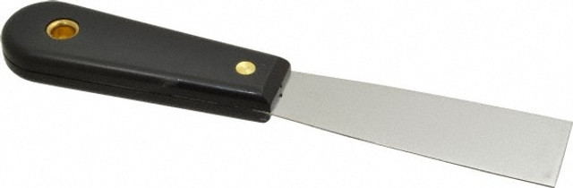 Value Collection SDC169/2021 Putty Knife: Stainless Steel, 1-1/4" Wide