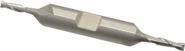 Cleveland C42051 Square End Mill: 1/8'' Dia, 3/8'' LOC, 3/8'' Shank Dia, 3-1/16'' OAL, 2 Flutes, High Speed Steel