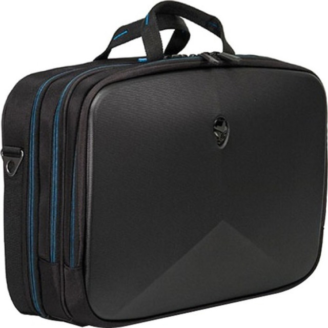 MOBILE EDGE LLC AWV15BC2.0 Mobile Edge Alienware Vindicator Carrying Case For 15in Laptop, Black/Teal MOBILE EDGE LLC AWV15BC2.0 Mobile Edge Alienware Vindicator Carrying Case For 15in Laptop, Black/Teal