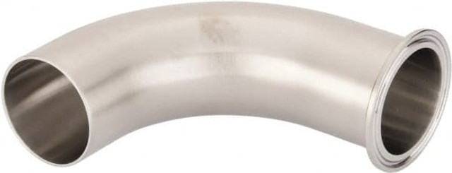 VNE E2C2.0 Sanitary Stainless Steel Pipe 90 ° Elbow, 2", Welded Connection