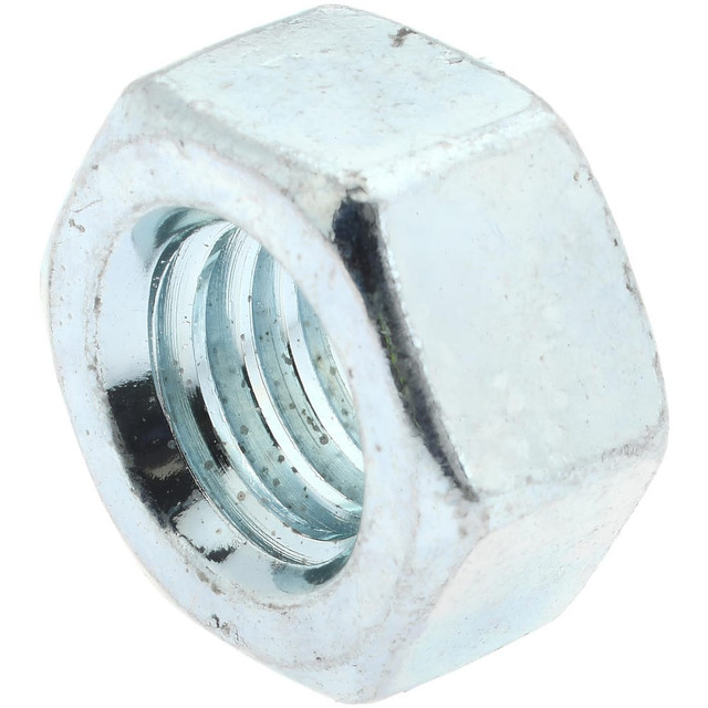 Value Collection 31204 Hex Nut: 7/16-14, Grade 5 Steel, Zinc-Plated