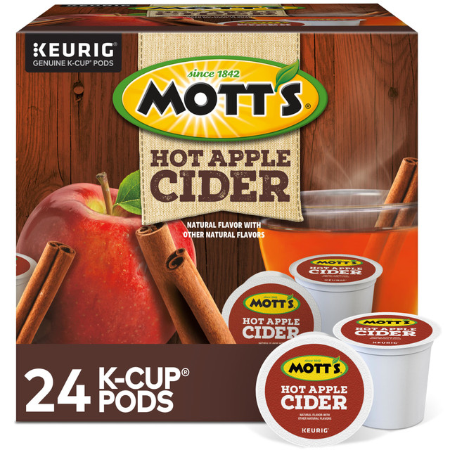 GREEN MOUNTAIN COFFEE ROASTERS, INC. 5000350498 Motts Single-Serve K-Cup Pods, Hot Apple Cider, Pack Of 24