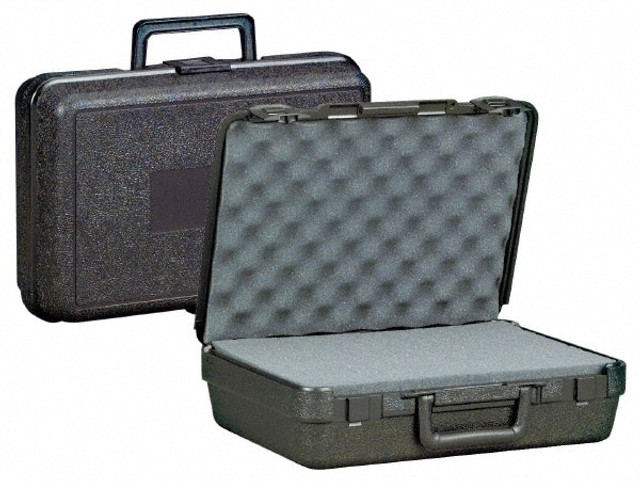 Platt 707 Clamshell Hard Case: Cubed Foam, 19" Wide, 7.5" Deep